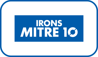 Irons Mitre 10 logo