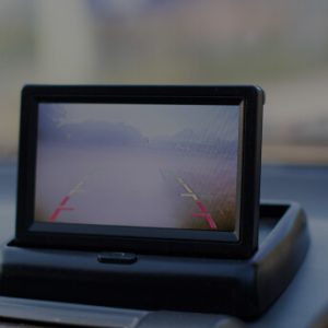 Reversing camera display in a four-wheel-drive vehicle